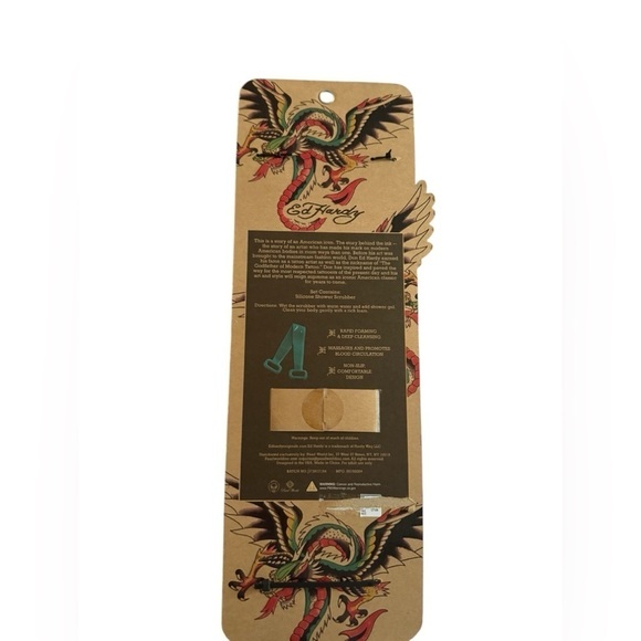 Ed hardy silicone shower scrubber NWT - Picture 4 of 5